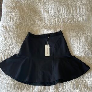 Rebecca Taylor Black Flounce Skirt NWT